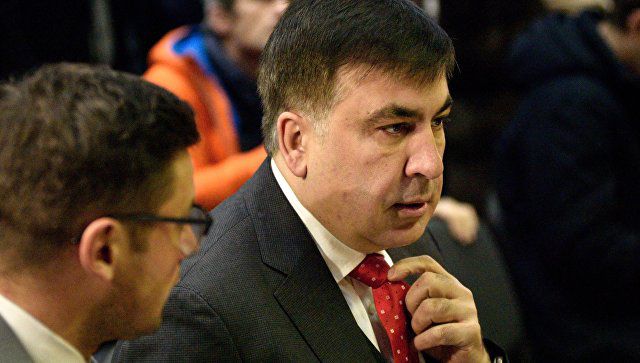 Бывший губернатор Одесской области Михаил Саакашвили.