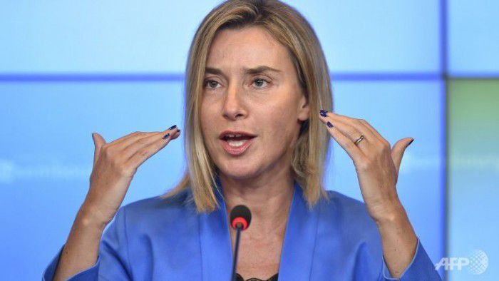 Mogherini se așteaptă la prelungirea sancțiunilor împotriva Rusiei. Foto: channelnewsasia.com