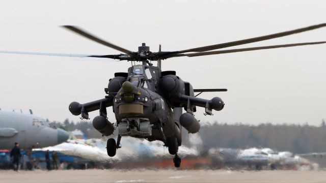 Вертолет Ми-28Н «Ночной охотник» российских ВКС разбился в Сирии минувшей ночью. Фото: tass.ru