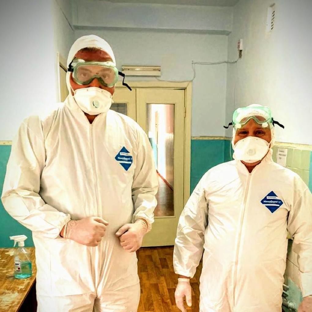 Усатый посетил 6 пациентов с COVID-19, госпитализированных в больницу Бельц.