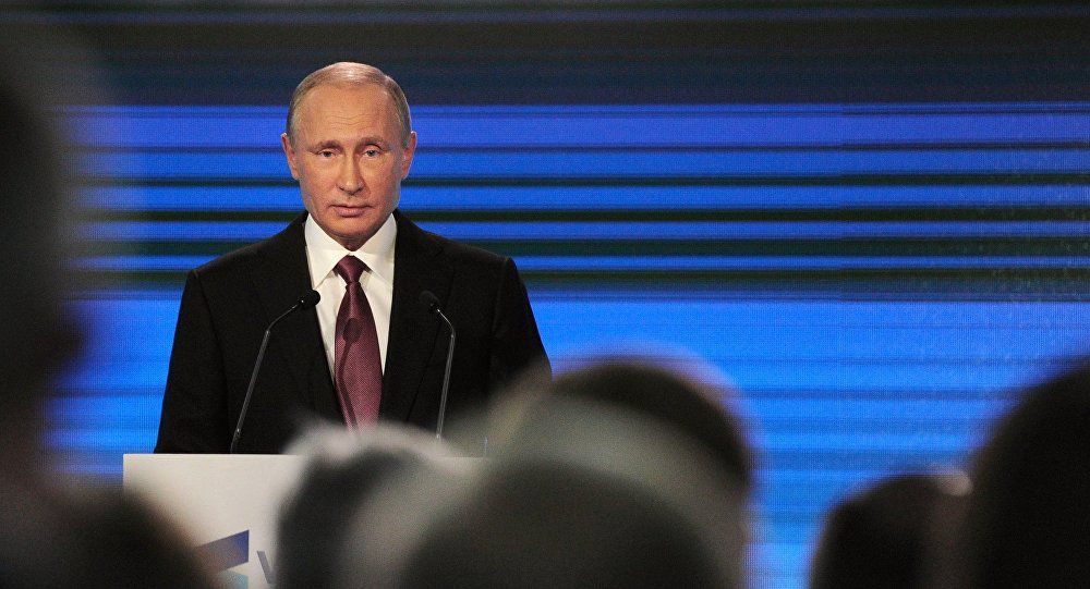 Vladimir Putin a declarat că este nevoie de un dialog larg cu privire la viitorul lumii. Foto: Sputnik/ Михаил Климентьев