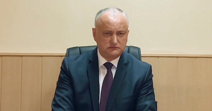 Председатель ПСРМ Игорь Додон. 