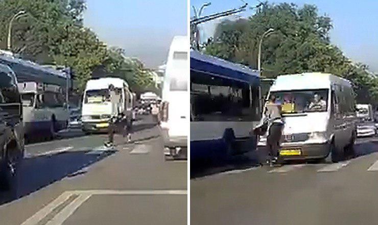 В столице пешехода сбили на переходе.