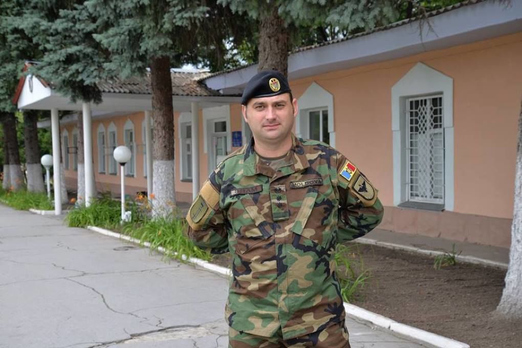 Colonelul Andrei Şram, militar al Republicii Moldova de circa 18 ani.