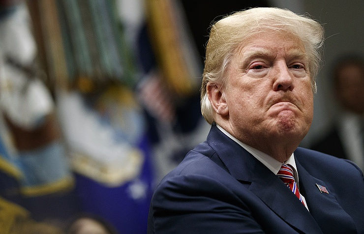 CNN: рейтинг популярности Трампа в США вновь опустился до минимальных значений. Фото: AP Photo