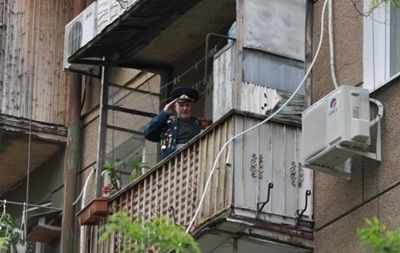 Духовой оркестр сыграл прямо под балконом у ветерана.