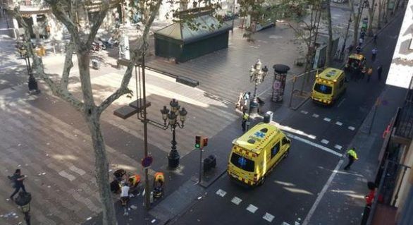 Mii de mulsulmani au protestat în Barcelona împotriva terorismului