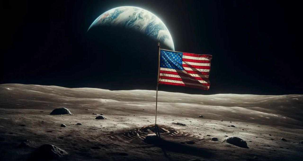 NASA собирается построить американскую базу на Луне.