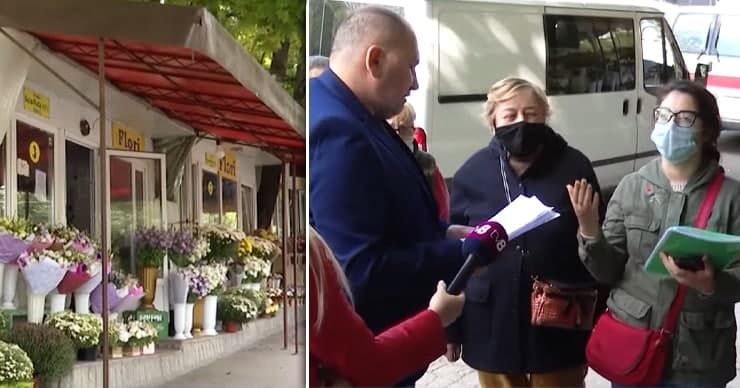 Цветочники грозят протестами из-за того, что их обязали снести киоски. Коллаж: Point.md
