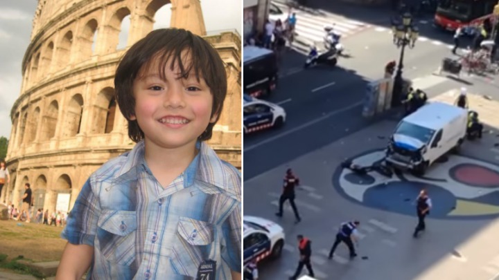Băieţelul dispărut în urma atentatului de la Barcelona a fost găsit la spital. 