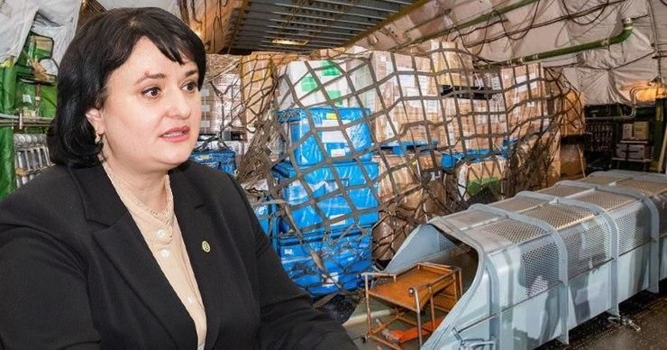 Думбрэвяну рассказала, что содержит груз медицинских изделий из Китая. Фото: Point.md