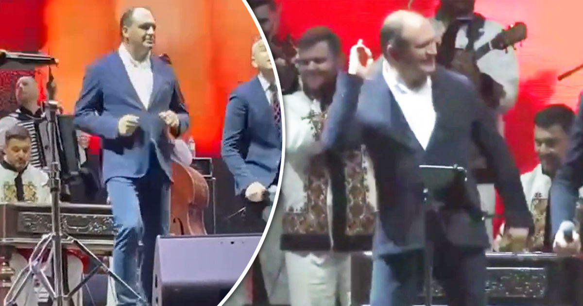 Примар Ион Чебан станцевал на сцене под песни Zdob si Zdub. Коллаж: Point.md