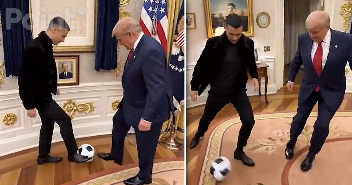 Trump joacă fotbal cu Ronaldo într-un clip video generat de inteligența artificială.