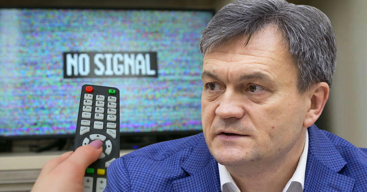 Речан: 12 телеканалов не вернутся в эфир даже после окончания режима ЧП. Коллаж: Point.md