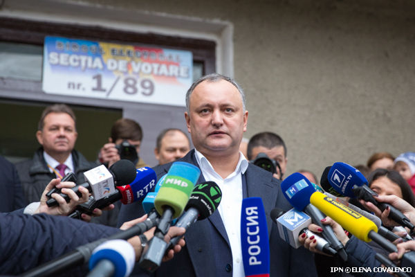Igor Dodon a venit cu un mesaj şi către cei din diasporă, menţionând că le respectă votul.