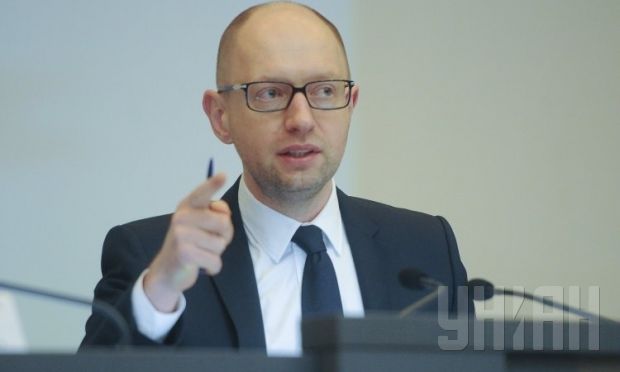 Премьер-министр Украины Арсений Яценюк.
