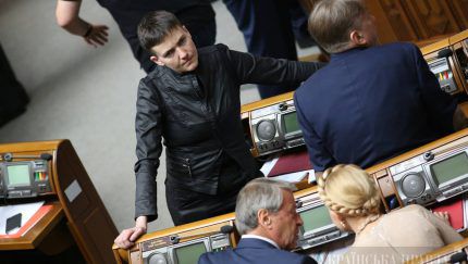 Надежда Савченко стала депутатом Верховной рады в ноябре 2014 года.