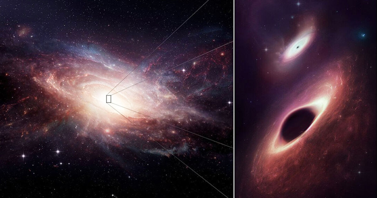 Oamenii de știință au descoperit o luptă cosmică care implică găuri negre uriașe.