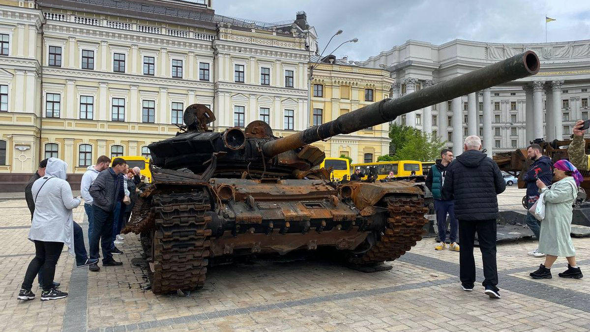 В столицах Европы покажут уничтоженную в Украине российскую военную технику.