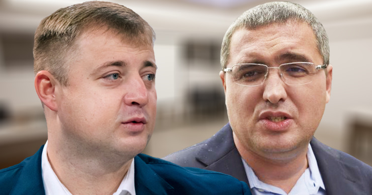 Усатый и Кавкалюк обменялись колкостями и пригрозили друг-другу тюрьмой. Коллаж: Point.md