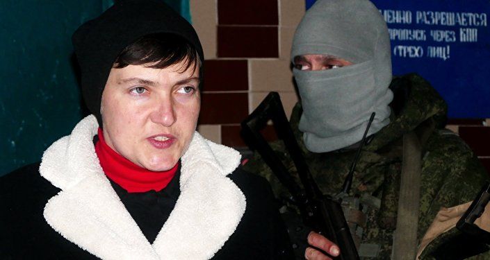 Депутат Верховной рады Надежда Савченко.