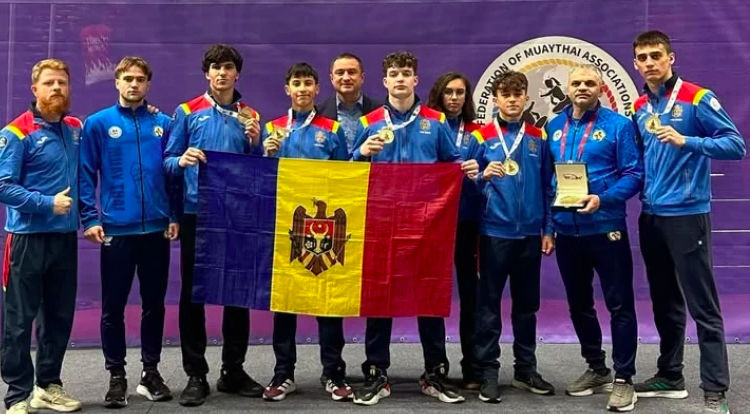 Шесть медалей завоевала Молдова на чемпионате Европы по муай-тай.
