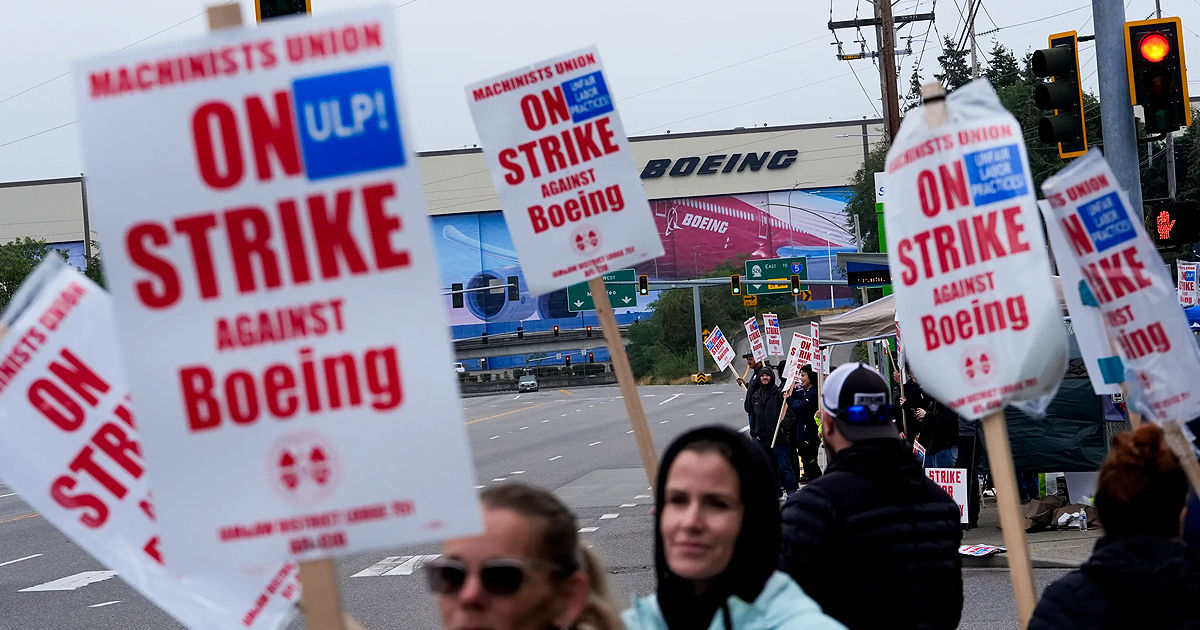 Началась забастовка на оборонных предприятиях Boeing.