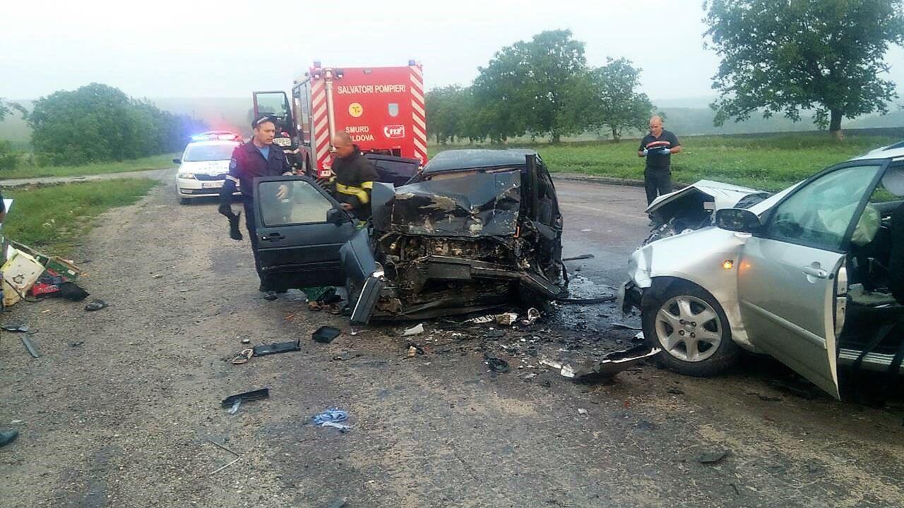 Авария на трассе Бельцы-Глодяны.