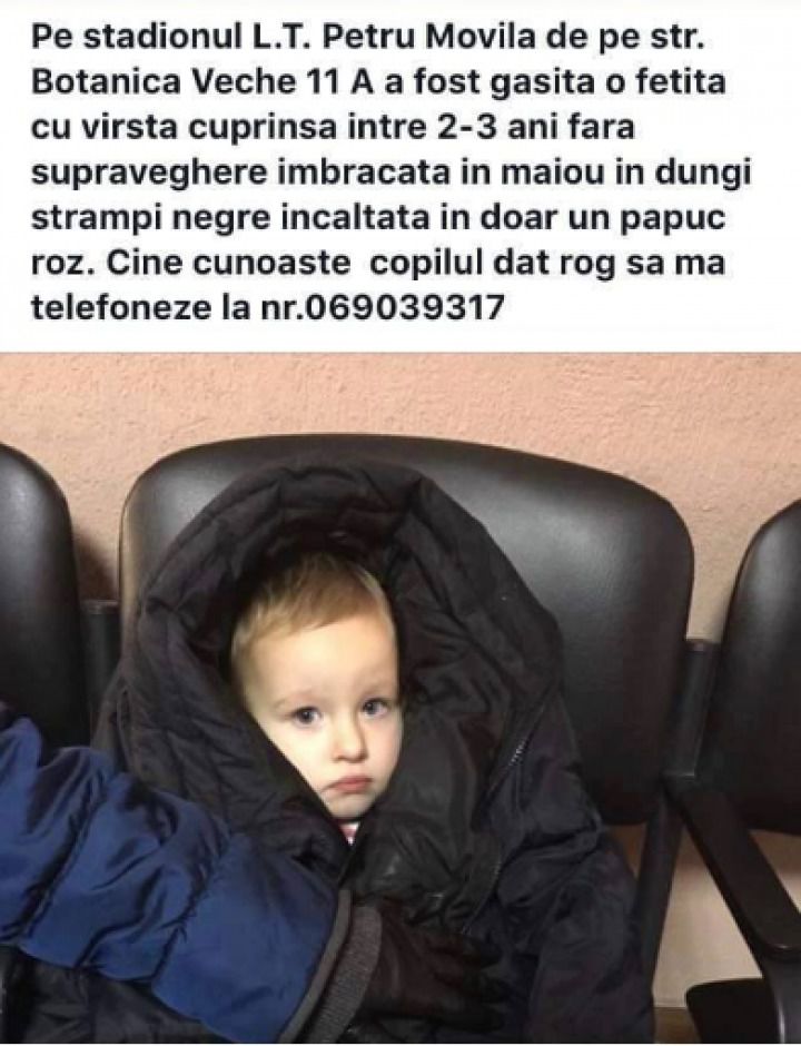 Părinţii mai spun că fetiţa este agitată şi stresată. Aceasta se cere mereu în braţe şi îi este frică să fie lăsată singură.