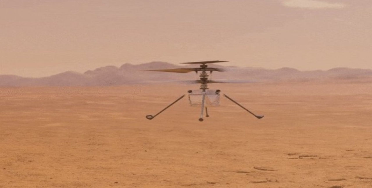Вертолет NASA на Марсе смог преодолеть за один полет расстояние в 579 метров.