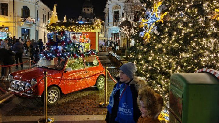 Рождественская ярмарка в Крайова вошла в топ самых красивых в Европе.