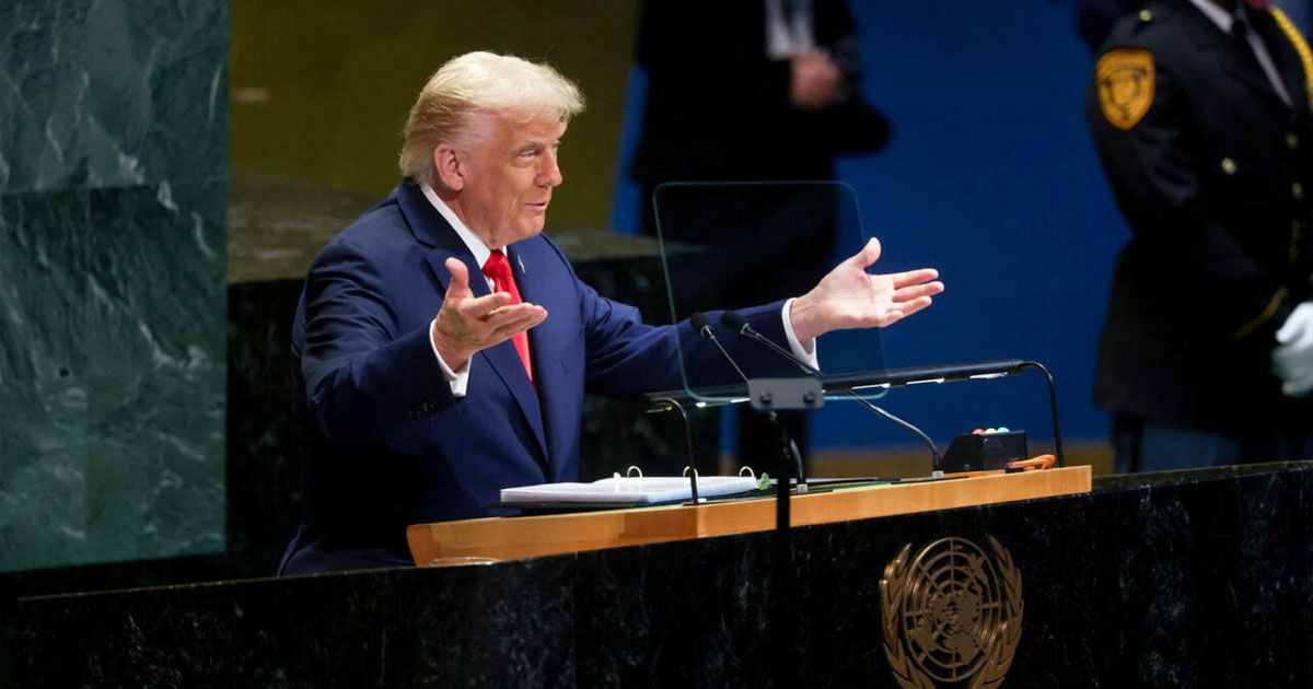 Trump a acuzat ONU de lipsă de acțiune în soluționarea conflictelor mondiale.