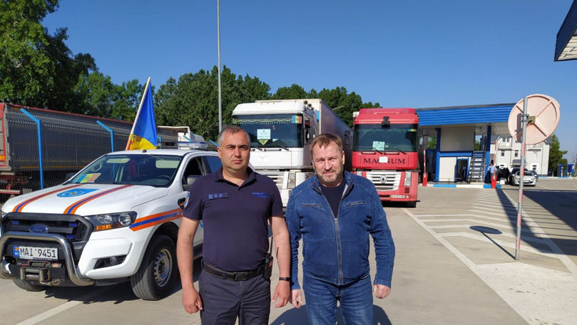 Восемь грузовиков с гумпомощью из Молдовы отправлены в Украину.