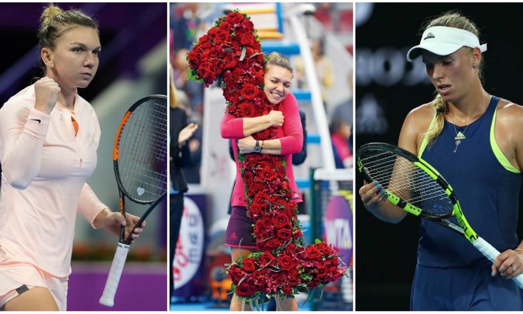 Halep revine pe locul 1 WTA, după înfrângerea Carolinei Wozniacki. Foto: digisport.ro
