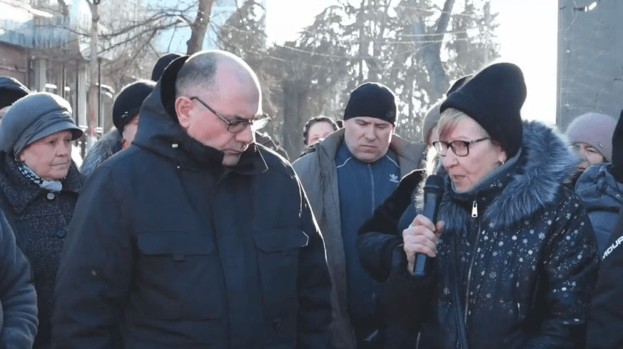 Бывшие патентообладатели устроили протест в Бельцах.