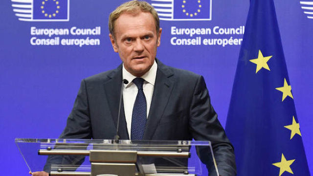 Președintele Consiliului European, Donald Tusk.