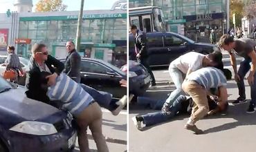 Alexandru Ciolac, coordonator StopHam, a fost agresat în timpul raidului. 