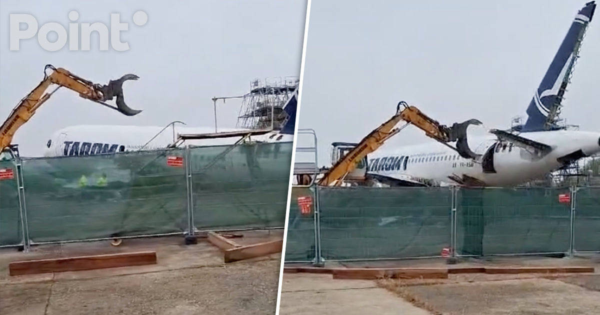 В Румынии на металлолом разрезали самолет Tarom, считавшийся символом нацавиации.
