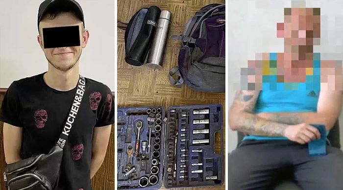 Полиция задержала двух мужчин за кражу из авто в столице. Коллаж: Point.md.