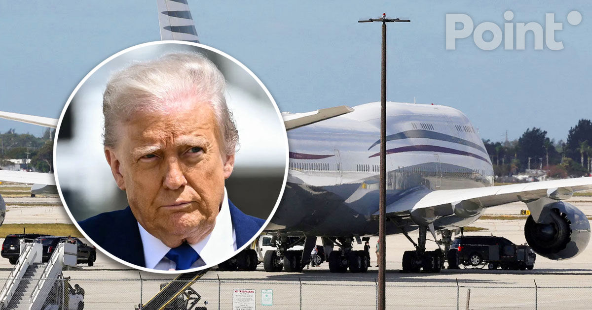 Administrația Trump acceptă cadou un avion Boeing 747 de la Qatar.