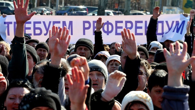 "Это незаконный референдум, который может еще больше обострить ситуацию".   Фото: ntv.ru