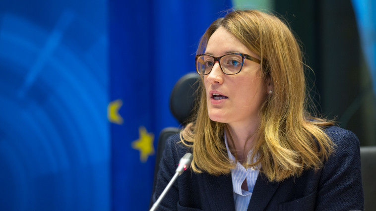 Председатель Европарламента Роберта Метсола.