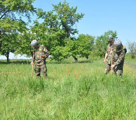 С начала текущего года сапёрные подразделения Нацармии уничтожили 80 взрывоопасных предметов. Фото: army.md