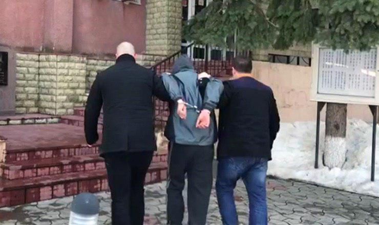 Мужчина был задержан на 30 дней.