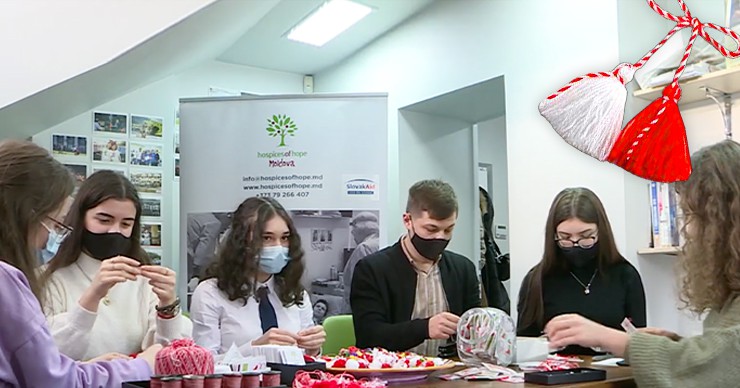 Кампания Hospices of Hope Moldova: Купи мэрцишор и помоги паллиативному пациенту. Коллаж Point.md.