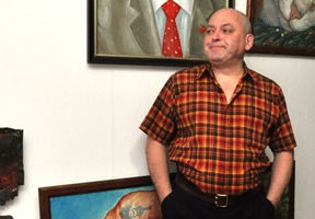 Портрет Путина, нарисованный молдавским художником, продан за 700 евро Фото: infotag.md
