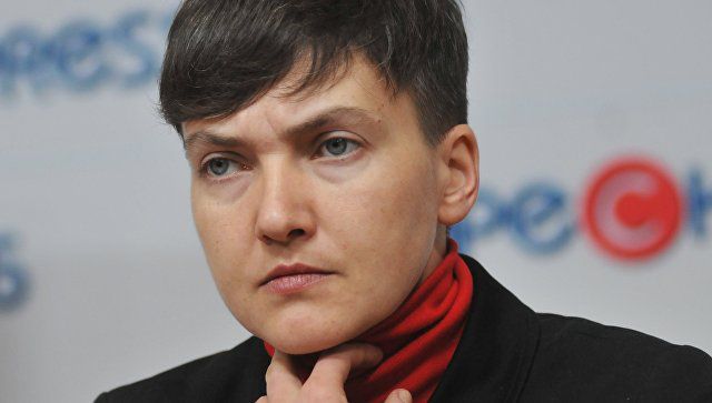 Депутат Верховной рады Украины Надежда Савченко.