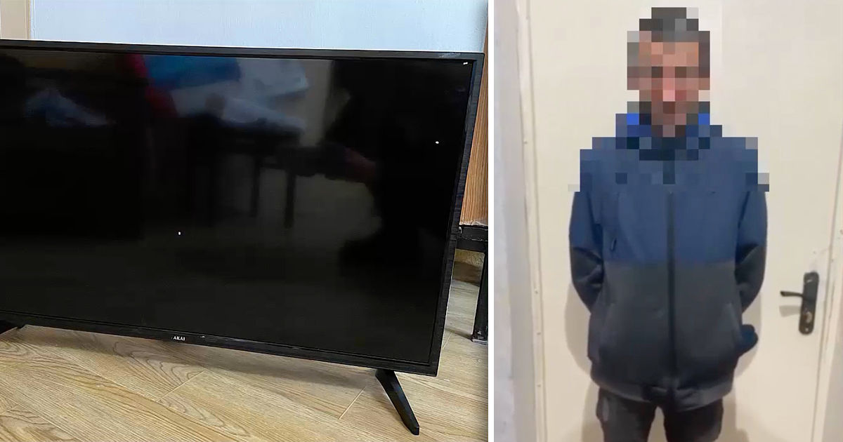 В столице задержали вора: украл телевизор и отнес в ломбард. Коллаж: Point.md