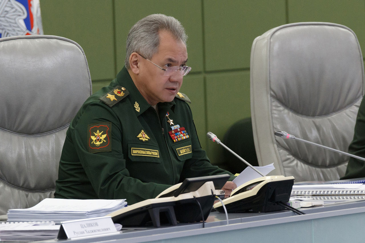 Министр обороны России Сергею Шойгу.