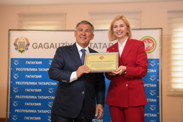 Глава Татарстана назвал гагаузский и татарский народ «братскими». 